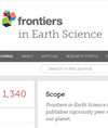 Frontiers in Earth Science杂志封面